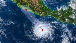 Así será la trayectoria y evolución de la tormenta 'Trudy' a huracán. (ChatGPT).