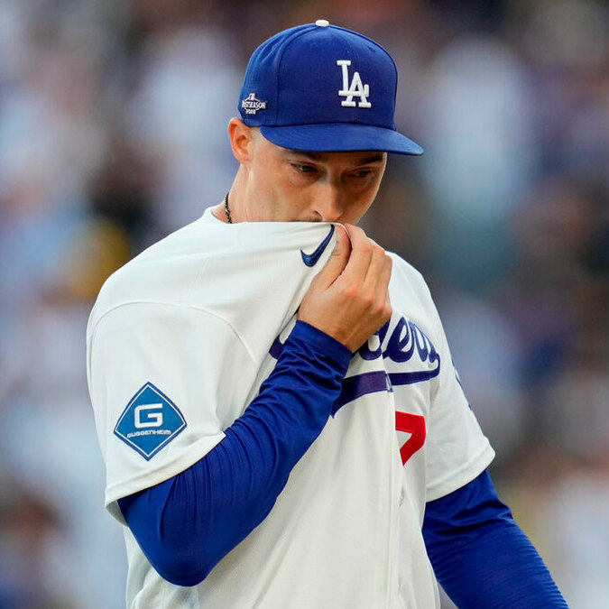Dodgers están a una derrota más de ser barridos y eliminados de los playoffs. (Foto: MLB.com)