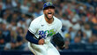 Freddy Peralta condujo la victoria de los Rays en el Juego 2 de la SCLA. (Foto: Reuters)