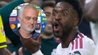 A Mourinho no le causó gracia la sanción de 4 partidos para Vinicius Jr (Especial)