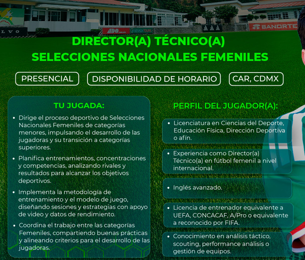 La Selección Nacional Femenil busca director técnico. (Captura)