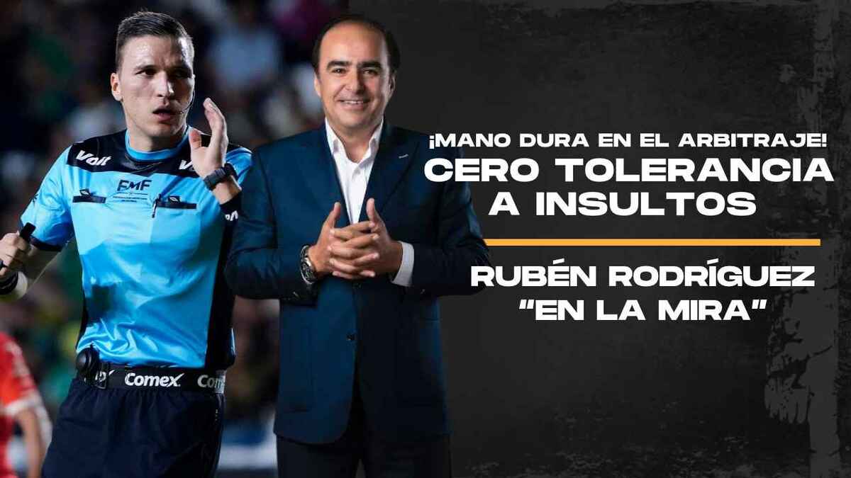 ¡MANO DURA EN EL ARBITRAJE! Cero tolerancia a insultos | En la Mira con David Medrano