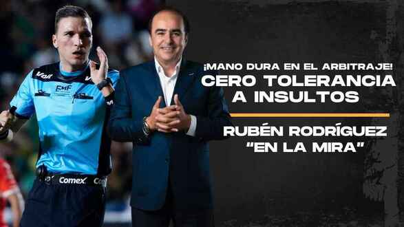 ¡MANO DURA EN EL ARBITRAJE! Cero tolerancia a insultos | En la Mira con David Medrano