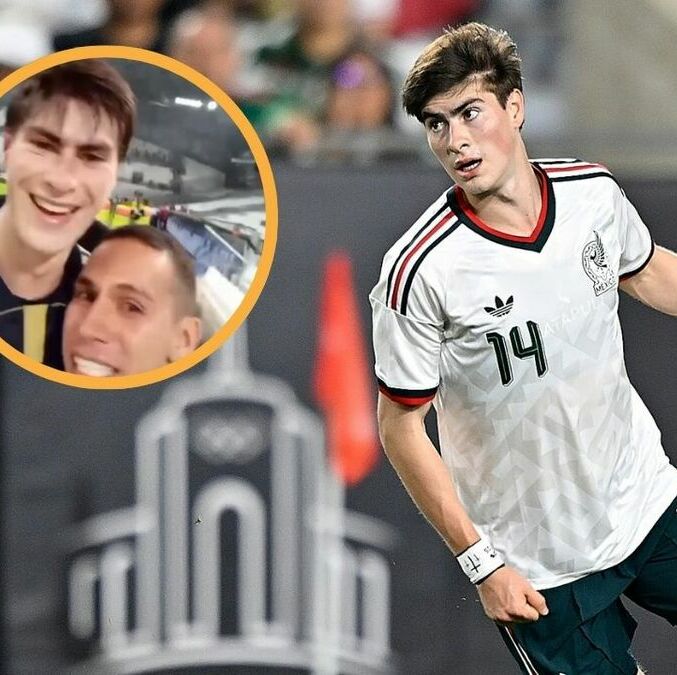 Hormiga González regaló su playera a aficionado mexicano (Imago 7 | captura)