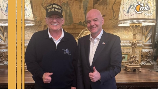 Infantino con Donald Trump en Florida (Foto: @gianni_infantino)
