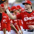 Mateo Gil celebra en un juego con los Charros de Jalisco. FOTO: Cortesía