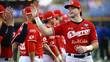 Mateo Gil celebra en un juego con los Charros de Jalisco. FOTO: Cortesía
