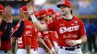 Mateo Gil celebra en un juego con los Charros de Jalisco. FOTO: Cortesía