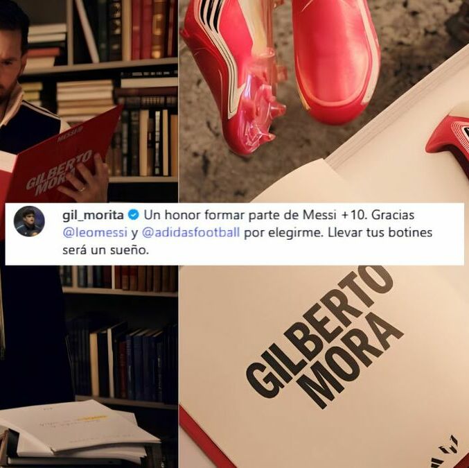 Gilberto Mora es elegido por Messi como estrella emergente / FOTO: @gIl_morita