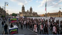 Habrá Marcha Zombie en la CDMX este 2026 (Imagen creada con IA)