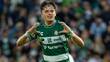 Tahiel Jiménez festeja uno de sus tres goles ante Querétaro. FOTO: Mexsport