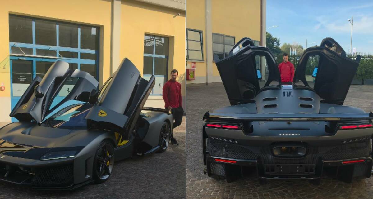 Zlatan recibió un superdeportivo, el cual incorporó a su colección de autos exclusivos. FOTO: Capturas @zlatan