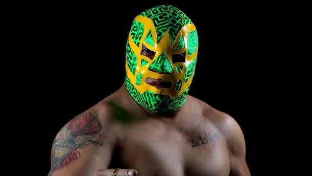 Hijo de Fishman dio la cara tras la tragedia en la lucha libre que teminó con la vida de El Búho. FOTO: @hijodefishman