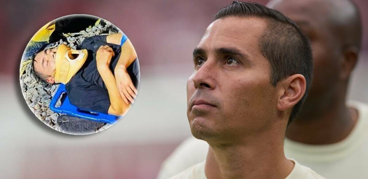 Paul Aguilar sufrió un impactante accidente automovilístico por el que terminó hospitalizado. FOTOS: Mexsport / @leogonzalez88