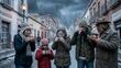 Una potente masa de aire polar ingresará a México (Imagen creada con IA)