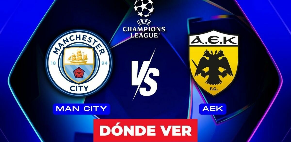Consulta los horarios y canales en vivo del Manchester City vs. AEK Aténas  HOY Jornada 3  de Champions League.