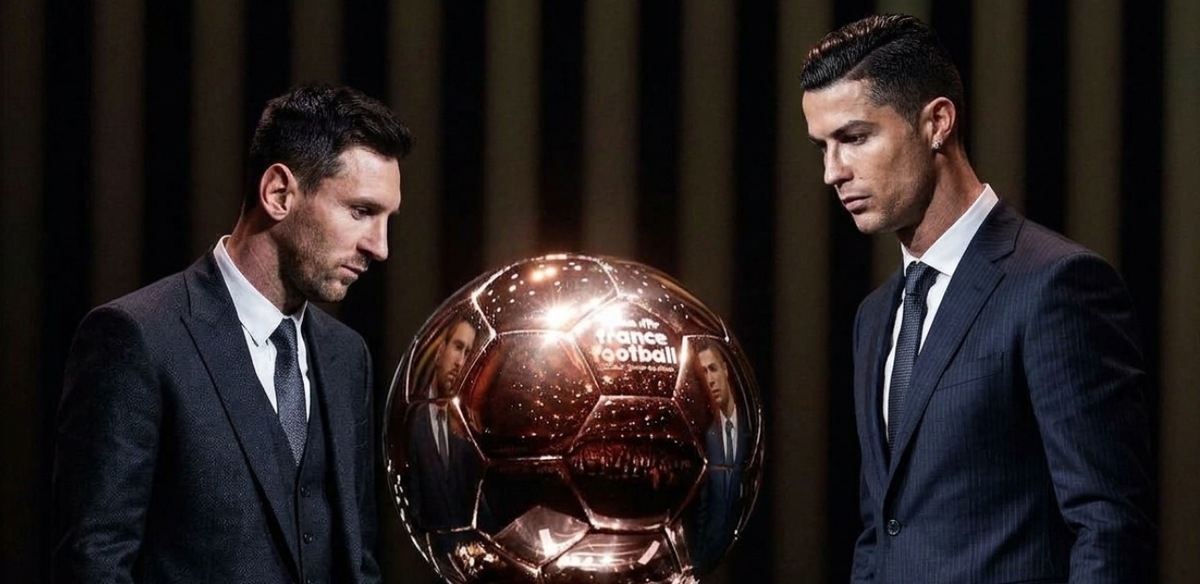 Messi y CR7, nominados al BOAT (Balón de Oro de todos los tiempos) (Imagen creada con IA Gemini)
