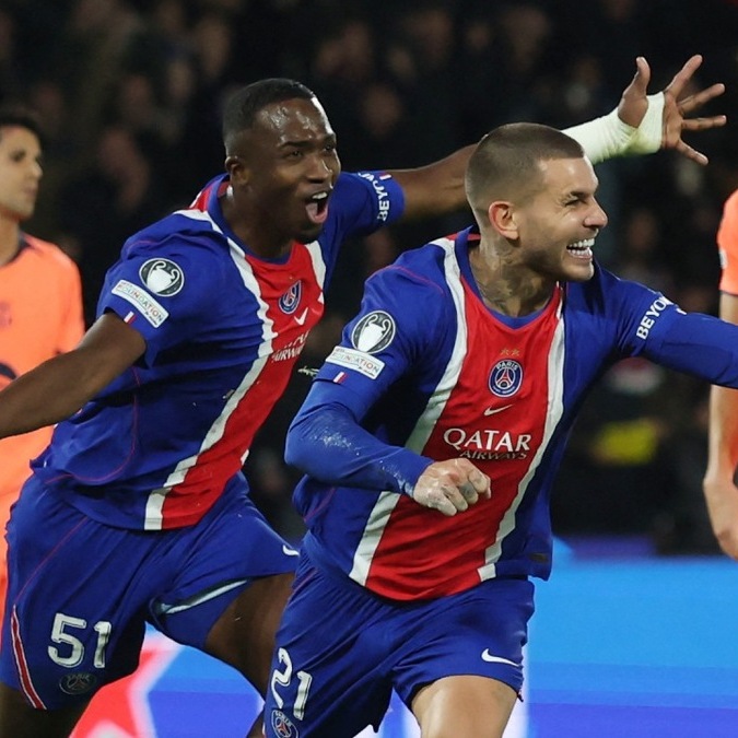 PSG y Barcelona dieron un gran partido en el Parque de los Príncipes (Reuters)