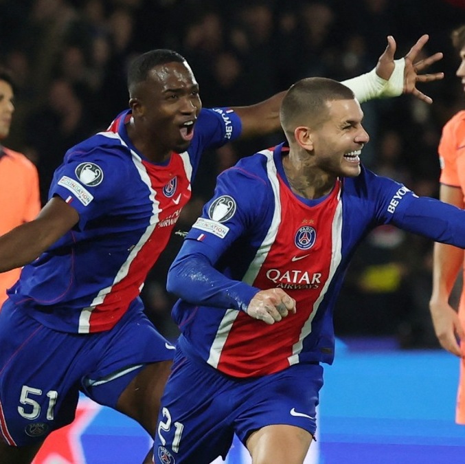 PSG y Barcelona dieron un gran partido en el Parque de los Príncipes (Reuters)
