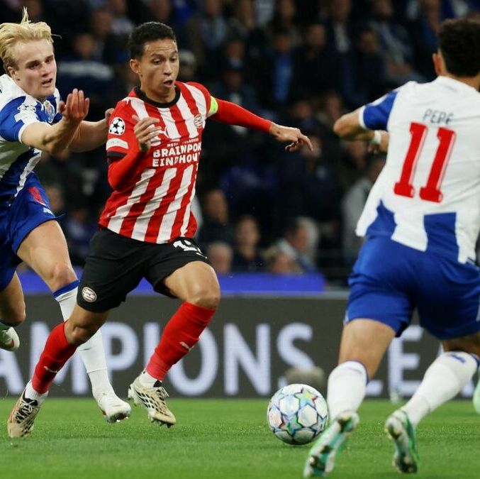 PSV dominó gran parte del encuentro. (Foto: Reuters)