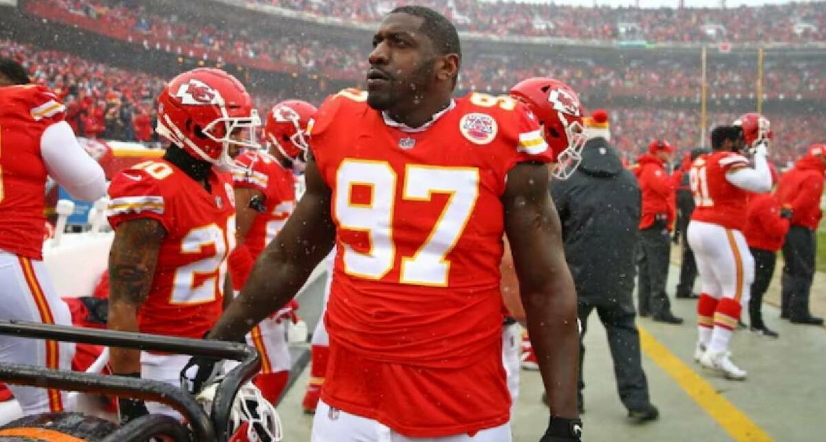Allen Bailey, durante un partido con los Kansas City Chiefs. FOTO: Reuters