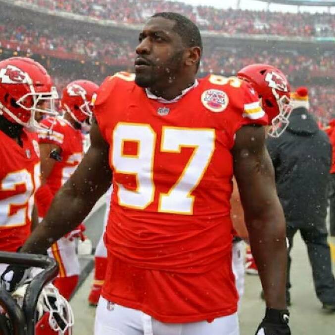 Allen Bailey, durante un partido con los Kansas City Chiefs. FOTO: Reuters