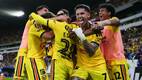 Brian Rodríguez celebra uno de los goles del América ante Atlas. FOTO: Imago7