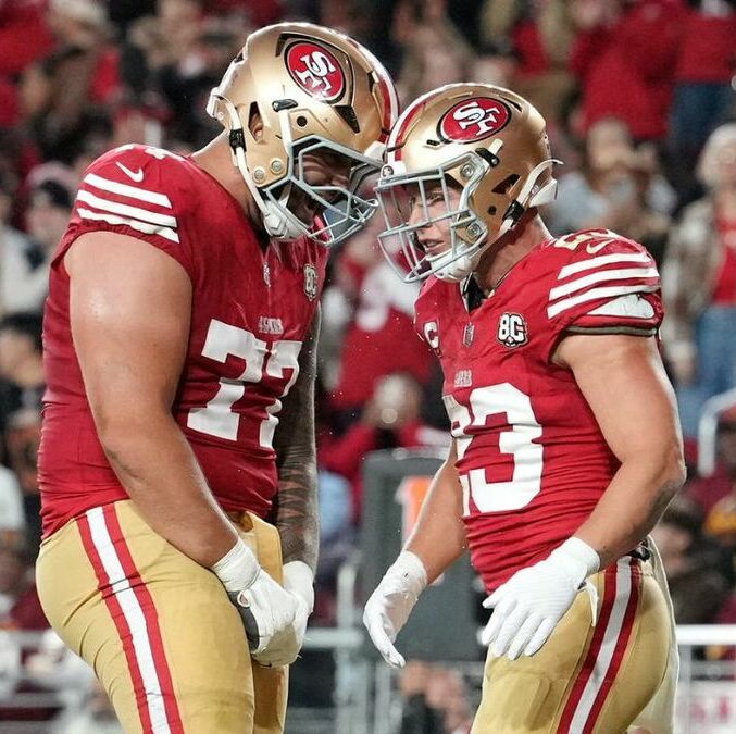 Los 49ers se llevaron la victoria ante los Commanders (Fotografía: Reuters)