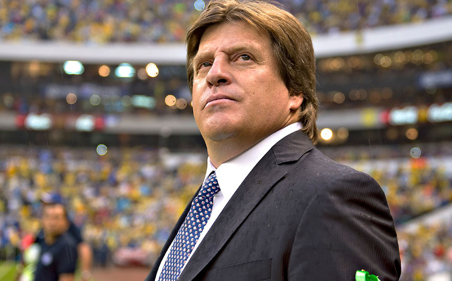 Miguel Herrera, campeón con América en 2013 ante Cruz Azul. (Foto: Mexsport)