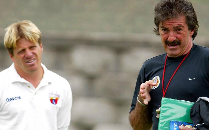Miguel Herrera y La Volpe durante su paso por Atlante (Mexsport)
