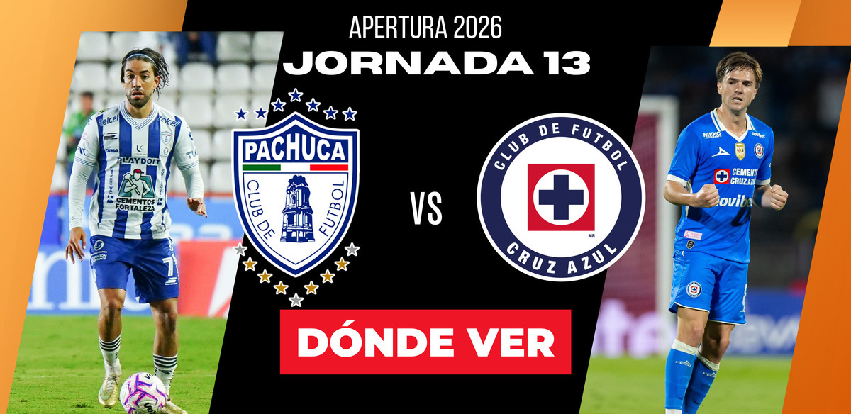 Rivalidad Pachuca vs. Cruz Azul Jornada 13 Apertura 2026
