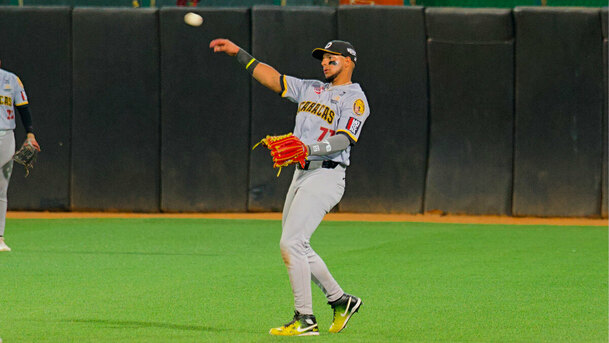 Víctor Bericoto dio el batazo que provocó todo en el Estadio Universitario. (Foto: Leones del Caracas)