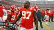 Allen Bailey, durante un partido con los Kansas City Chiefs. FOTO: Reuters