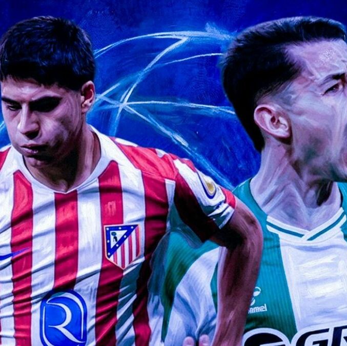 Obed Vargas y Fidalgo en Champions League. (Foto: MT)