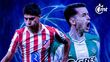 Obed Vargas y Fidalgo en Champions League. (Foto: MT)