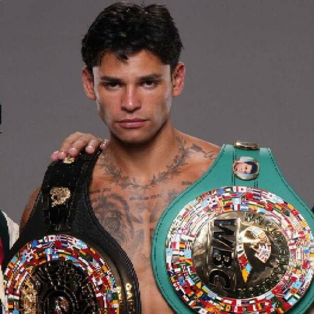 Ryan García afirma que ya hubo charla con Mayweather para tener una peleo oficial. FOTO: @kingryan