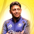 Ángel Villacampa, entrenador de América Femenil (mediotiempo)