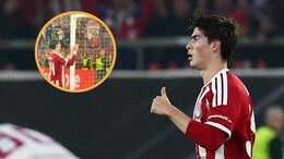 Armando González fue ovacionado por el público del Olympiacos (Fotografía: Reuters | Captura)