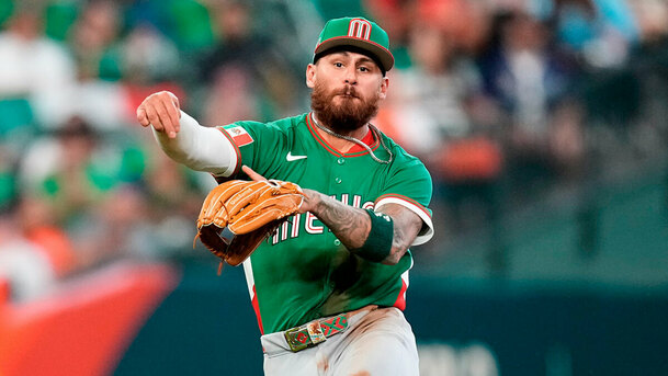 Joey Ortiz, JoJo Romero y Jonathan Aranda han jugado con México en el Clásico Mundial de Béisbol. (Foto: MLB.com)