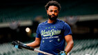 Junior Caminero es el máximo jonronero de los Rays esta temporada. (Foto: MLB.com)