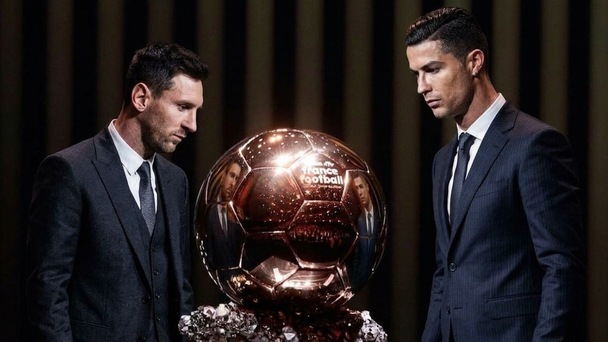 Messi y CR7, nominados al BOAT (Balón de Oro de todos los tiempos) (Imagen creada con IA Gemini)