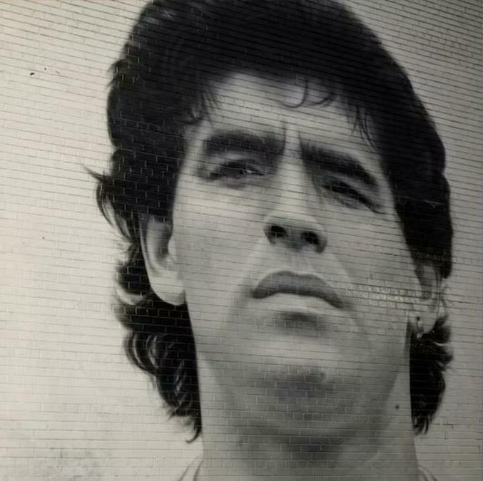 Mural de Diego Armando Maradona (Reuters)