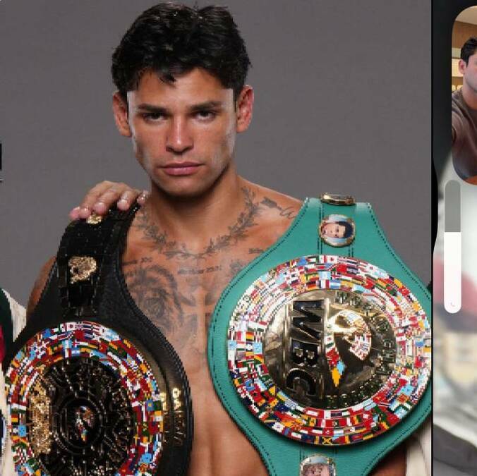 Ryan García afirma que ya hubo charla con Mayweather para tener una peleo oficial. FOTO: @kingryan