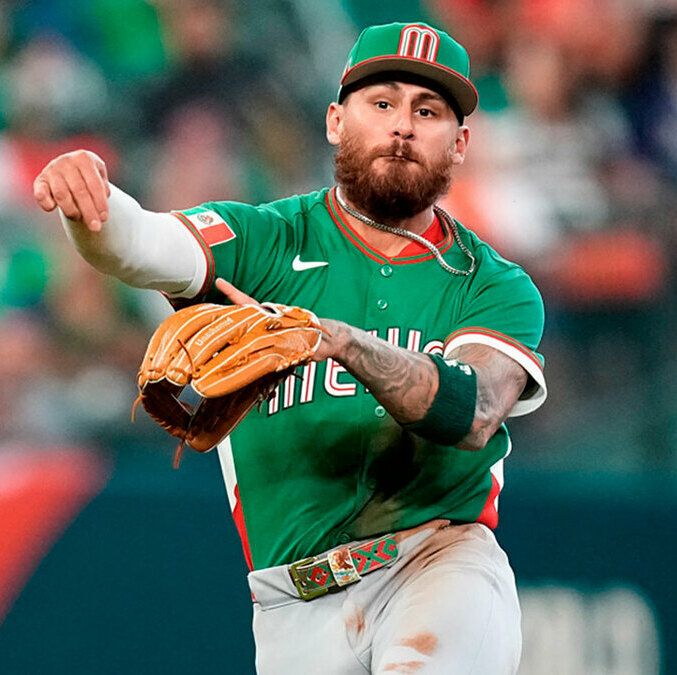 Joey Ortiz con la Selección Mexicana de Beisbol. (Foto: MLB.com)