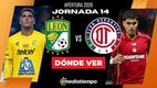 Rivalidad León vs. Toluca Jornada 14 Apertura 2026