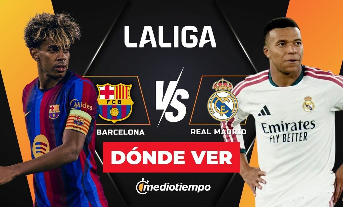 Barcelona vs. Real Madrid: horario y canal EN VIVO partido LaLiga 2026/27. (Especial).