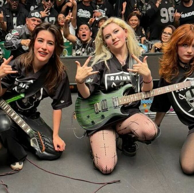 Electrify puso el ambiente en la Watch Party de Raiders en la Ciudad de México (Fotografía: X @ElectrifyRB)