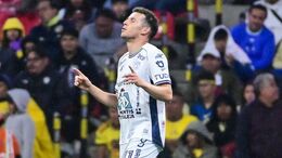 Oussama Idrissi le dio la victoria a Pachuca en el Estadio Banorte (Fotografía: Imago 7)