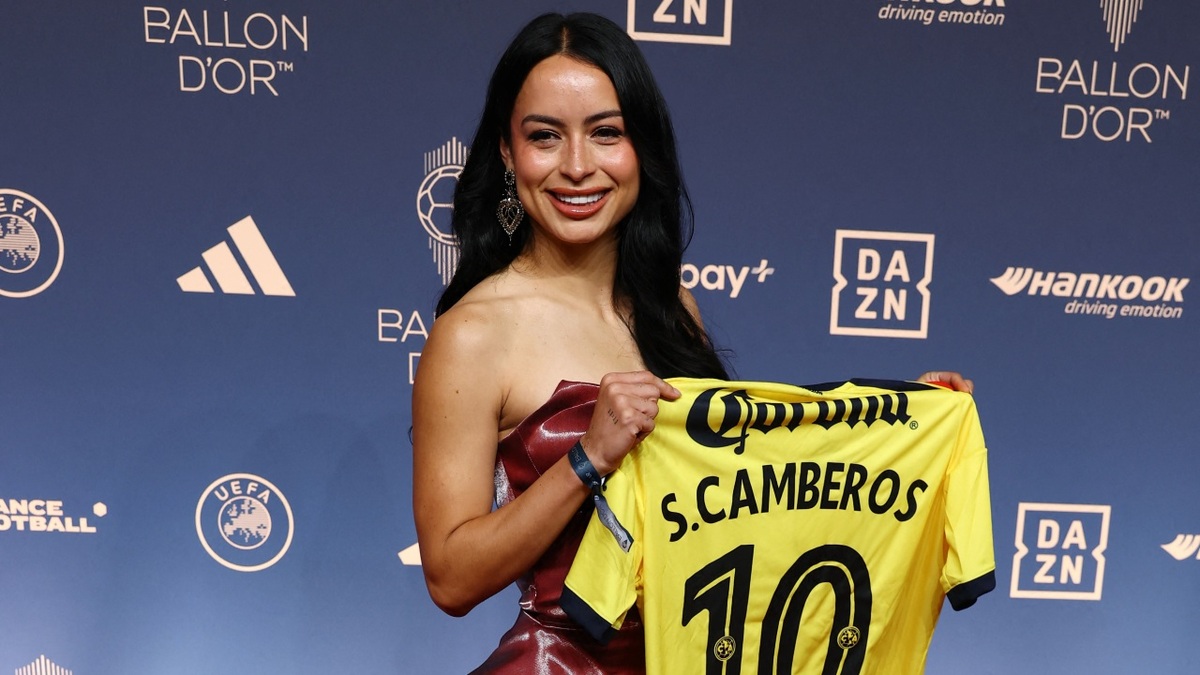 Scarlett Camberos brilló en la gala el Balón de Oro 2026 (Reuters)