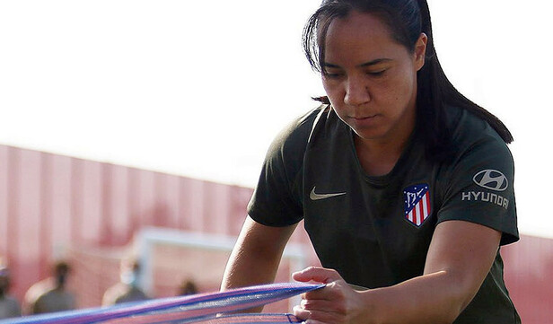 Charlyn llegó al Atlético de Madrid en 2019 tras jugar en el Levante. (Foto del IG Oficial @CharlynCorral)